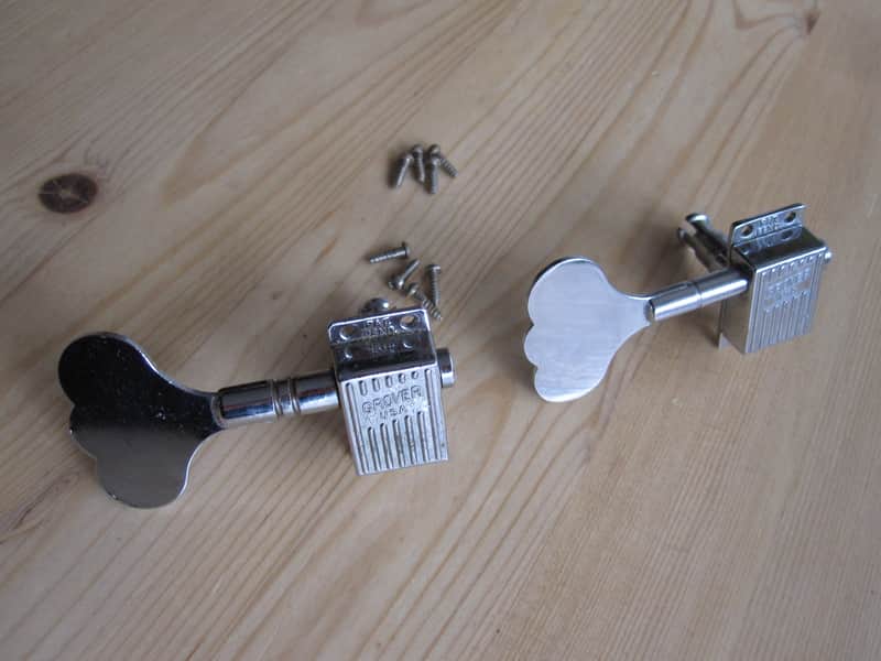 1 tuner -  flat Grover D/G vintage Rickenbacker 4001 tuner wavy 1968 1969 1970 1971 1972 1973 image 1