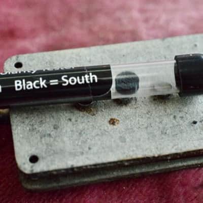 Vintage Fender PRE-CBS Jazzmaster Grey Bottom Pickup 7.29k 1960's South Facing Magnet image 9