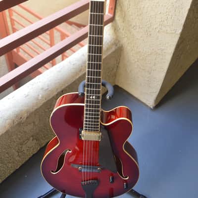 Peerless Leela (16" Cremona) 40th anniversary model Ruby Sunburst, one of 50 made image 12