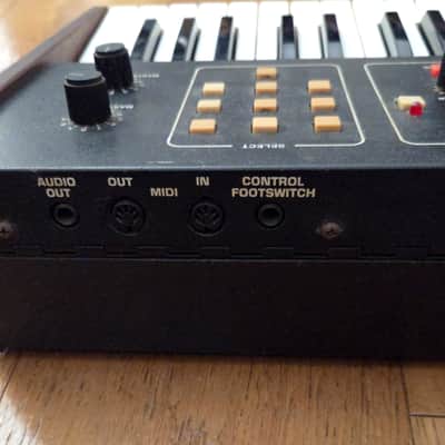 Sequential Six-Trak 49-Key 6-Voice Polyphonic Synthesizer 1984 - 1985 - Black with Wood Sides image 6