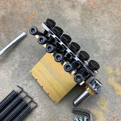 Gotoh Floyd Rose Locking Tremolo Set, Chrome – GE1996T + Free 33mm OEM Block image 5