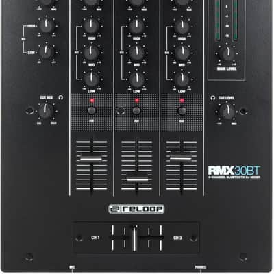 Reloop RMX-30 BT 3-channel Bluetooth DJ Mixer (RMX30BTd1) image 1