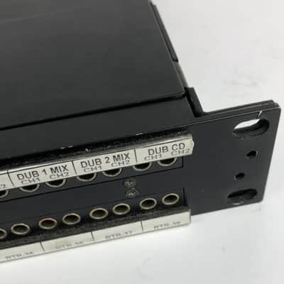 ADC 96 Bantam TT patchbay connected to ADC UP-96NMKII PPC RACKMOUNT PATCHBAY 3 image 4