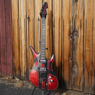 Schecter DIAMOND SERIES Avenger FR-S Przym VESPID Metallic Red 6-String Electric Guitar image 3