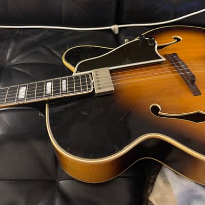 1968 Gibson L-5C Acoustic Archtop Electric Jazz Guitar w/ Full Size Floating Humbucker Duneland Blackpole HSC + Foam Plug image 4