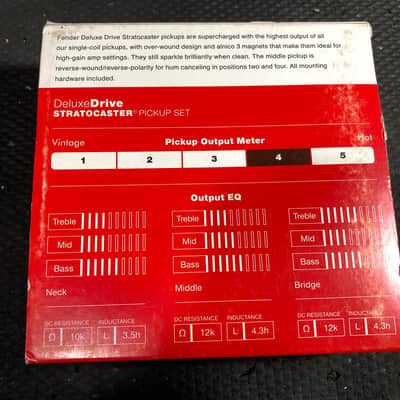 Fender Deluxe Drive Stratocaster pickup set image 4