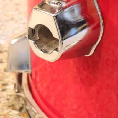 Percussion Plus 10x12 Rack Tom Drum Red Wrap image 7
