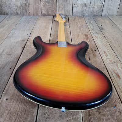 Silvertone Model 1445 1960s MIJ w/ original case - Sunburst image 13