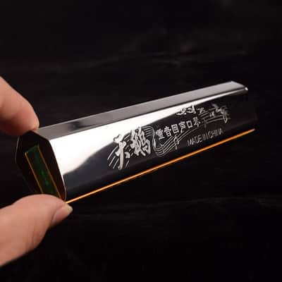 Swan Echoing Harmonica 24 Holes C Key Aluminum Board Stainless Steel Cover Board Harmonica In Paper Box Musical Harps image 2