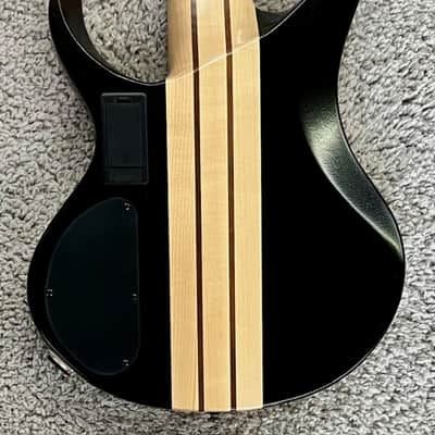 Mint Ibanez Model BTB745NTL 5-String Electric Bass Guitar, Low Gloss Natural Finish image 4