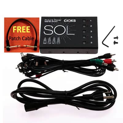 CIOKS Sol Pedal Power (WATCHLIST OFFER) Selectable Voltage,5 Isolated Outlets,9 Cables image 9