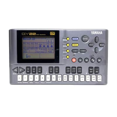 Yamaha QY22 Sound Module Music Sequencer Contains GM sound source Made in Japan Worldwide Shipment