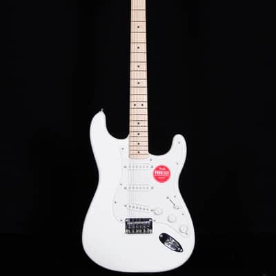 Squier Sonic Stratocaster HT, Maple FB, Arctic White image 5