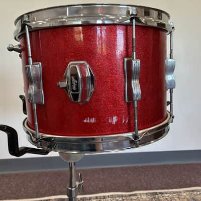 Ludwig 1960s Club Date 12x8" Tom - Red Sparkle image 3