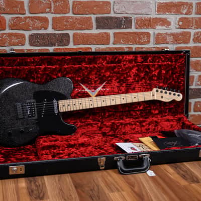 Fender Custom Shop Parallel Universe Telecaster Prototype Black Sparkle 2018 w/OHSC image 2