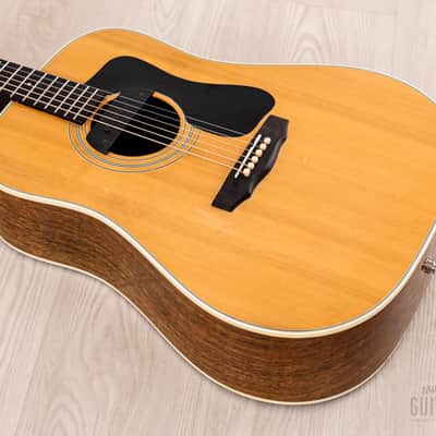 1982 Guild D-50 Bluegrass Special Vintage Dreadnought Acoustic Guitar w/ Sunrise Pickup, Case & Tag, Westerly image 11