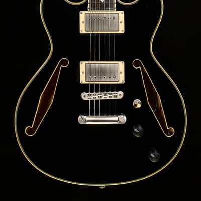 D'Angelico Excel Mini DC Tour Collection Solid Black (193) image 3