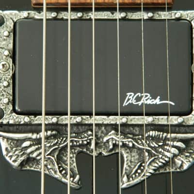 Dragon humbucker pickup rings for bc rich warlock guitar solid metal made in USA by hand surrounds image 3