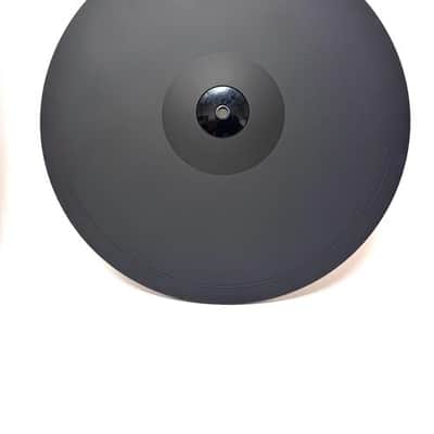 HXM 15” Dual Zone Black Electronic Cymbal w Arm for Roland Alesis Lemon Kit image 2