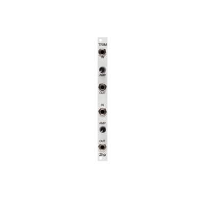 2hp TRIM Eurorack Attenuator Module (Silver) image 1