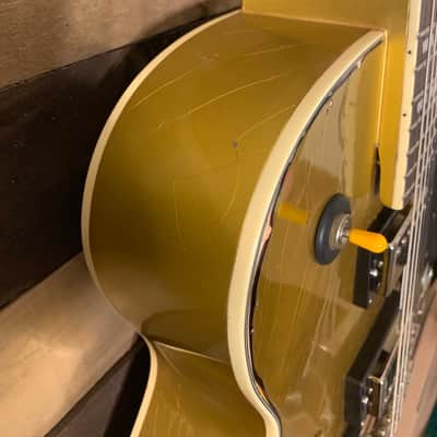 Gibson Epiphone ES 175 Premium Relic Hollow Body Jazz Box Gibson Gold Top Gold Nitro Repaint image 11