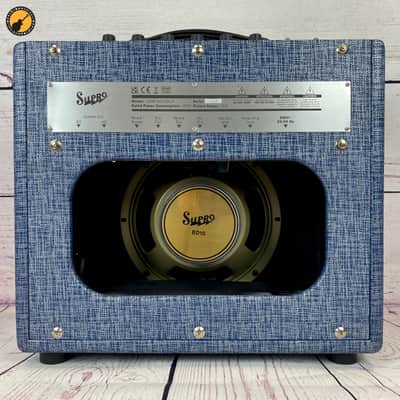 Supro 1608R Montauk 15-Watt 1x10" Guitar Combo 2024 - Present - Blue Rhino Hide image 3