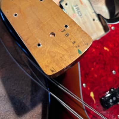 1992 Fender JB-62 Jazz Bass 1962 Reissue MIJ Sunburst Fujigen Japan image 16