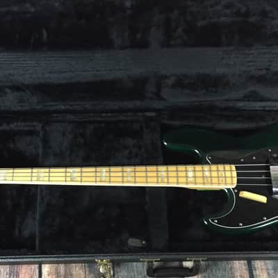 Used Fender 1976 Left Handed Jazz Bass with Hard Shell Case image 8