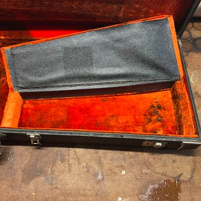 Fender stratocaster/ telecaster 70’S - Black / orange interior image 8