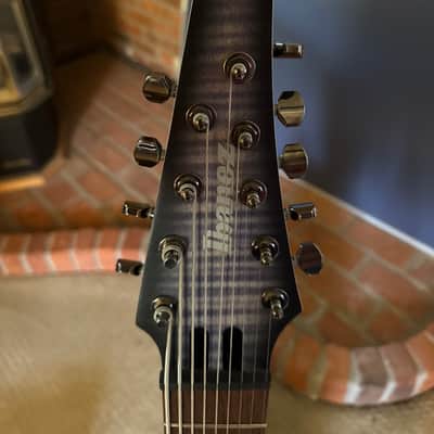 Ibanez RGIR9FME-FDF Iron Label 2019 - Faded Denim Flat image 4