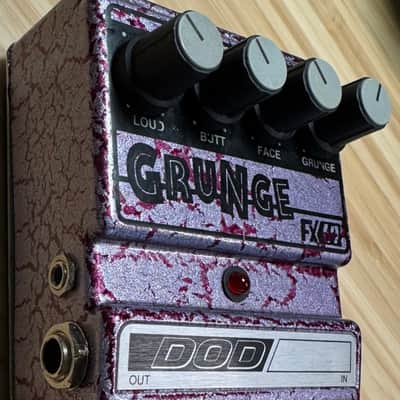 DOD FX69 Grunge Distortion Pedal • Vintage USA Made • Purple Crackle • Fully Working image 7