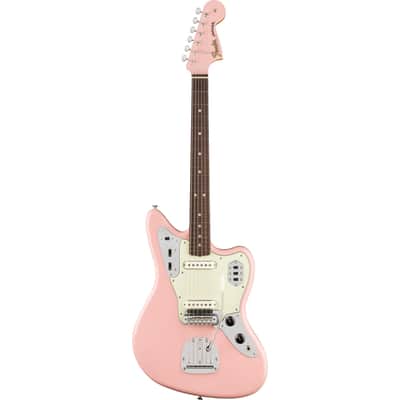 Fender Vintera III Mid 60s Jaguar Guitar w/ Gig Bag - Shell Pink image 3