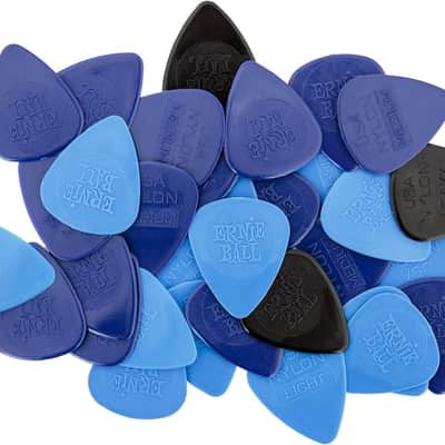 Ernie Ball Nylon Guitar Picks, Mixed Thin/Medium/Heavy, 50-pack (P09133) image 2