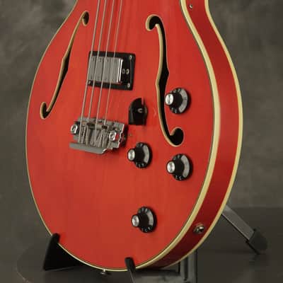 RARE 1975 Ibanez "lawsuit" era EB-2D copy HOLLOW BODY bass made in Japan image 6