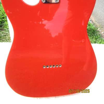 Fender 1950's Vintera Telecaster, 2022, Mexico,  Fiesta Red Finish, Gig Bag image 8