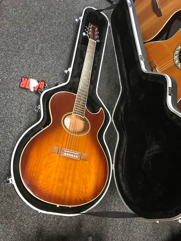 Washburn Festival Series EA20 MTS acoustic-electric guitar 1996 excellent condition with new gator hard case image 1