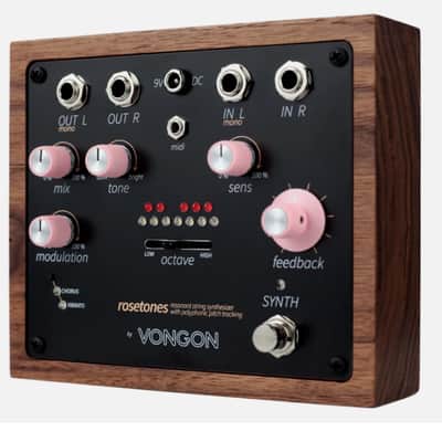 VONGON rosetones Vongon Rosetones | 12-Voice Polyphonic Sympathetic Resonator & Synth Pedal image 3
