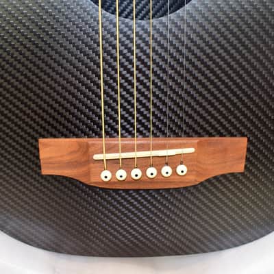 KLOS Carbon Travel Acoustic Guitar w/ Gig Bag image 5