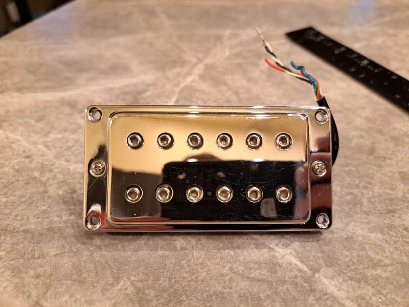 Dimarzio DP215 FNU F-spaced Chrome Humbucking Pickup image 1
