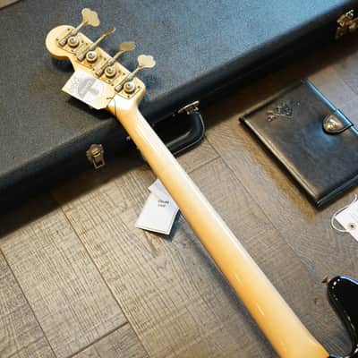 2024 Fender Custom Shop '68 Jazz Bass Relic Electric Bass Aged Black + COA OHSC image 19