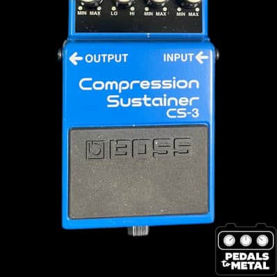 Boss CS-3 Compression Sustainer (Black Label) 1986 - 1992 - Blue - X19944 image 2