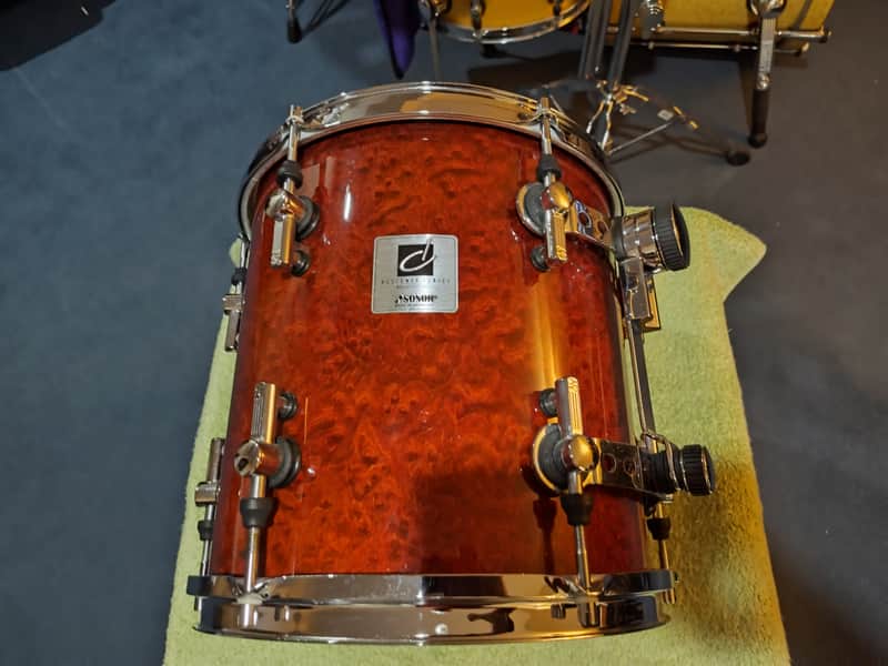 Sonor Designer Maple Light 12x12 Suspended Floor Tom - Birdseye - RED image 1