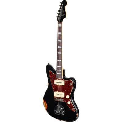 Fender Custom Shop 62 Jazzmaster Relic PHC - Black Over 3-Color Sunburst image 4