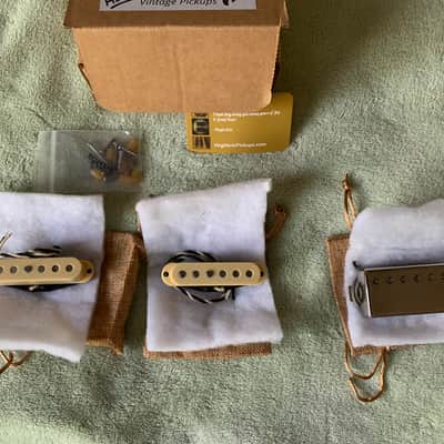 Virgil Arlo White Label HSS - 1954 Strat & 1959 PAF - Cream & Nickel image 2