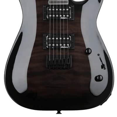 Jackson JS Series Dinky Arch Top JS32Q DKA HT Electric Guitar - Transparent Black Burst image 2