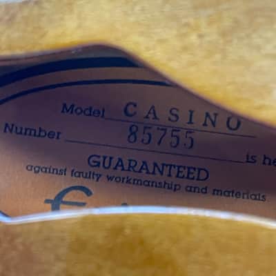 Epiphone Casino (Japanese) 1988 image 4