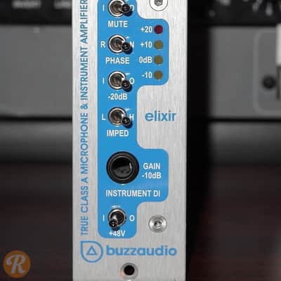 Buzz Audio Elixir 500 Series Mic Preamp (Pair)