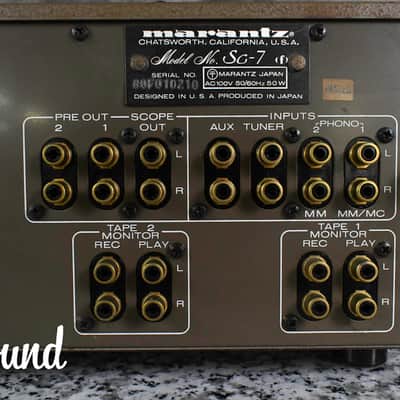 Marantz SC-7 Stereo Control Amplifier (Preamp) in Very Good
