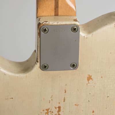 Fender Telecaster Solid Body Electric Guitar (1958), ser. #026990, black tolex hard shell case. image 25