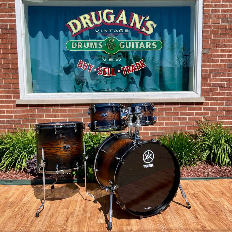 Yamaha Live Custom Hybrid Oak Drum Set UZU Earth Sunburst 22/10/12/16